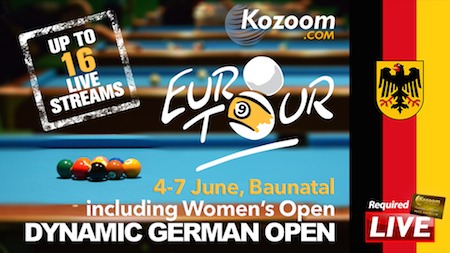 Follow the Action of the Dynamic German Open