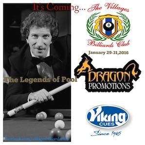 Play with the Legends of Pool January 28-31