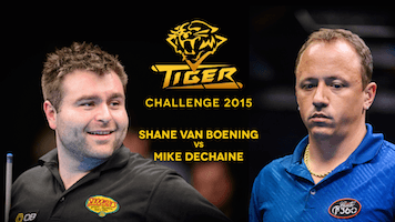 Pool’s 2015 Tiger Challenge (Van Boening vs Dechaine) on YouTube