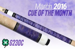 McDermott’s Free Pool Cue Giveaway for March 2016
