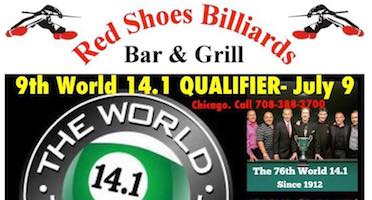Pool’s World Tournament of 14.1 Qualifier – July 9, Chicago