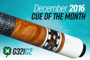 McDermott Cue of the Month Giveaway for December 2016