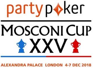 PARTYPOKER, REMAINS MOSCONI CUP TITLE SPONSOR