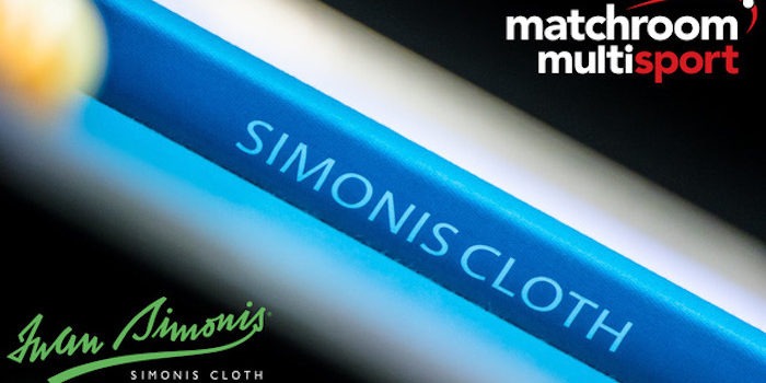 Simonis the Official Cloth of all Matchroom’s pool events