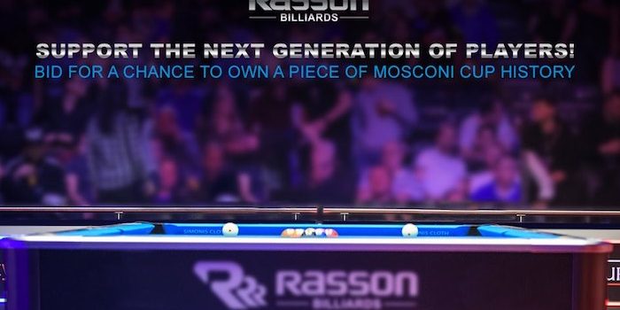 Rasson USA Supports Youth Billiards Through Charity Table Auction
