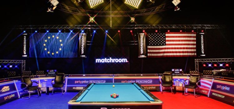 Europe Leads on Day One at Partypoker Mosconi Cup
