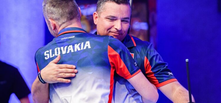 SLOVAKIA STUN AUSTRIA TO KNOCK DEFENDING CHAMPS OUT OF WORLD CUP OF POOL