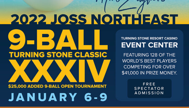 Turning Stone Classic XXXIV 9-Ball Open January 6-9, 2022