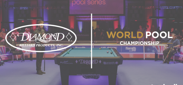 Diamond Billiards is Official Table & Light Provider at World Pool Championship, April 6-10, England